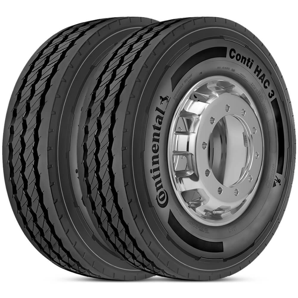 Kit 2 Pneu Continental 275/80R22.5 149/146K TL 16PR HAC3 LRH em Oferta na Shopee