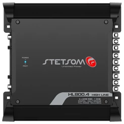 Módulo Amplificador Digital Stetsom HL800.4 Canais - 900 Watts RMS - 1 Ohm