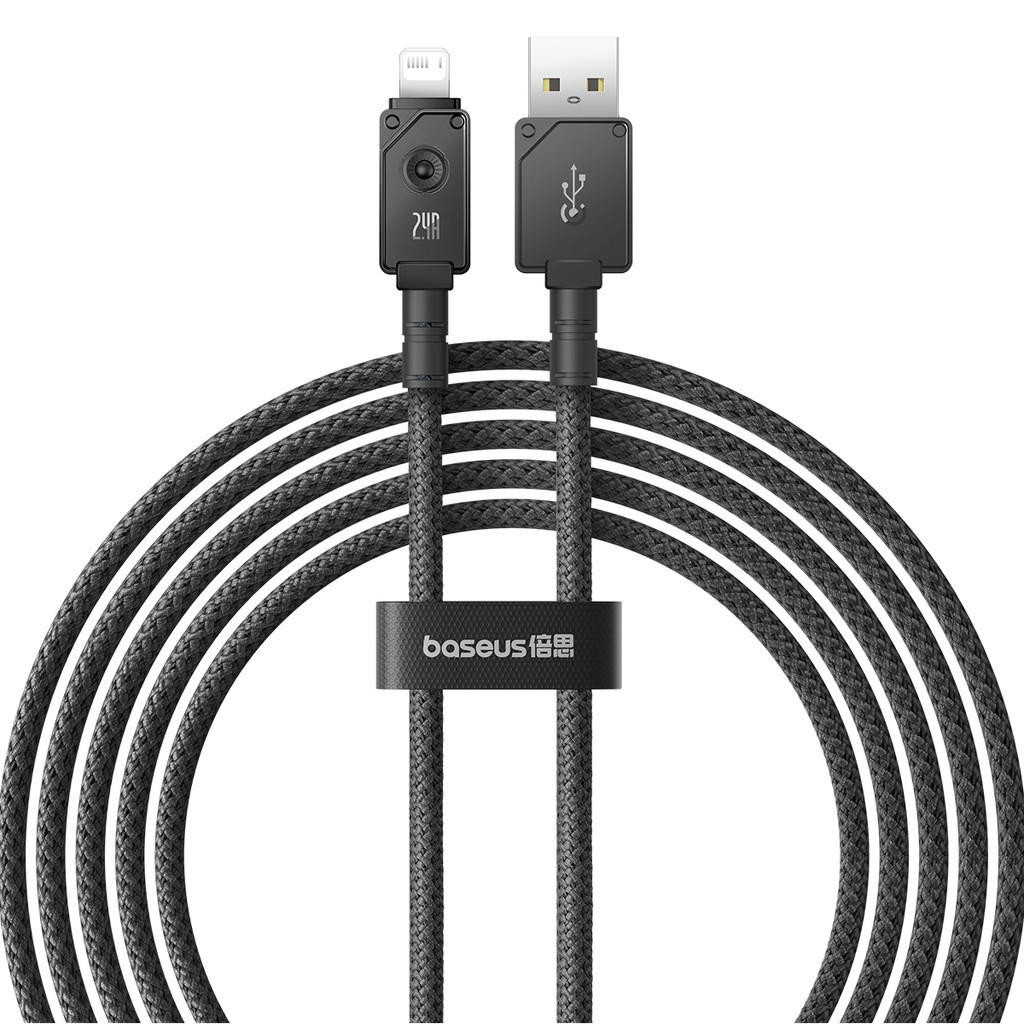 Baseus Cabo 2.4a P/ iPhone Usb p/ Lightning 2 Metros Celular Apple 7 8 9 X 11 12 13 14 Pro Max - Mobile & Gadgets