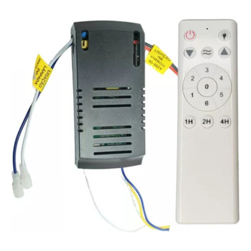 Controle Com Receptor P Ventilador De Teto Bivolt Ventisol