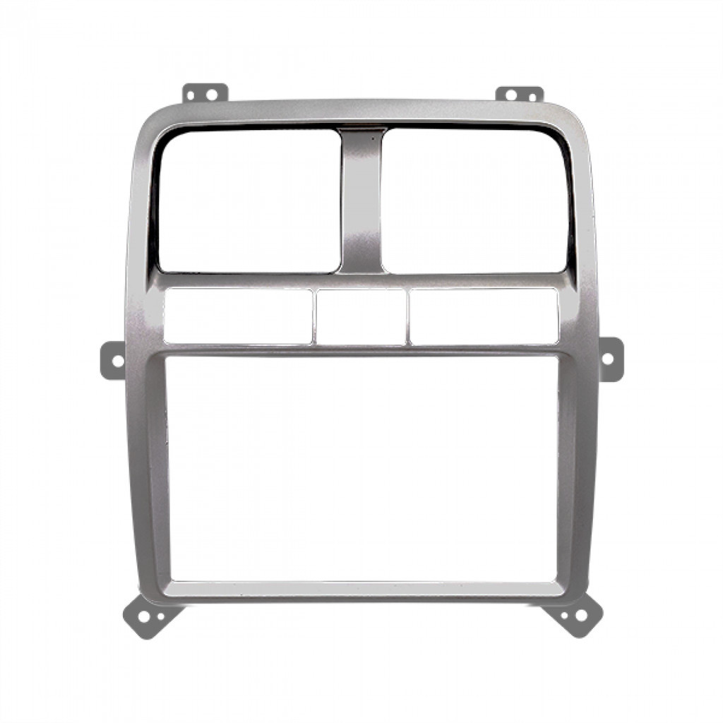 Moldura 2 Din Hyundai HR - Ar Digital - Prata - Fiamon em Oferta na Shopee