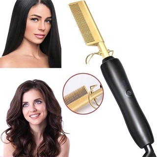 Pente Elétrico Alisador Cabelo Aquecimento Milti-fucional Chapinha Artiga