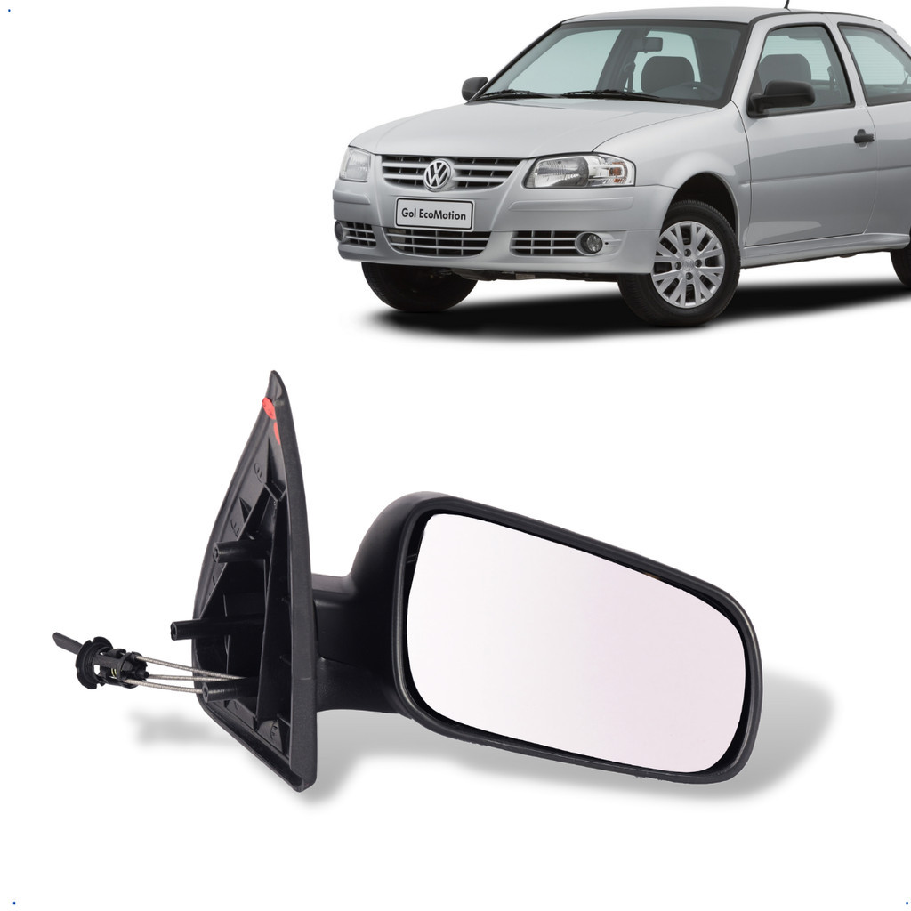 Retrovisor Gol Parati G3 G4 99/14 Com Controle 2 Portas
