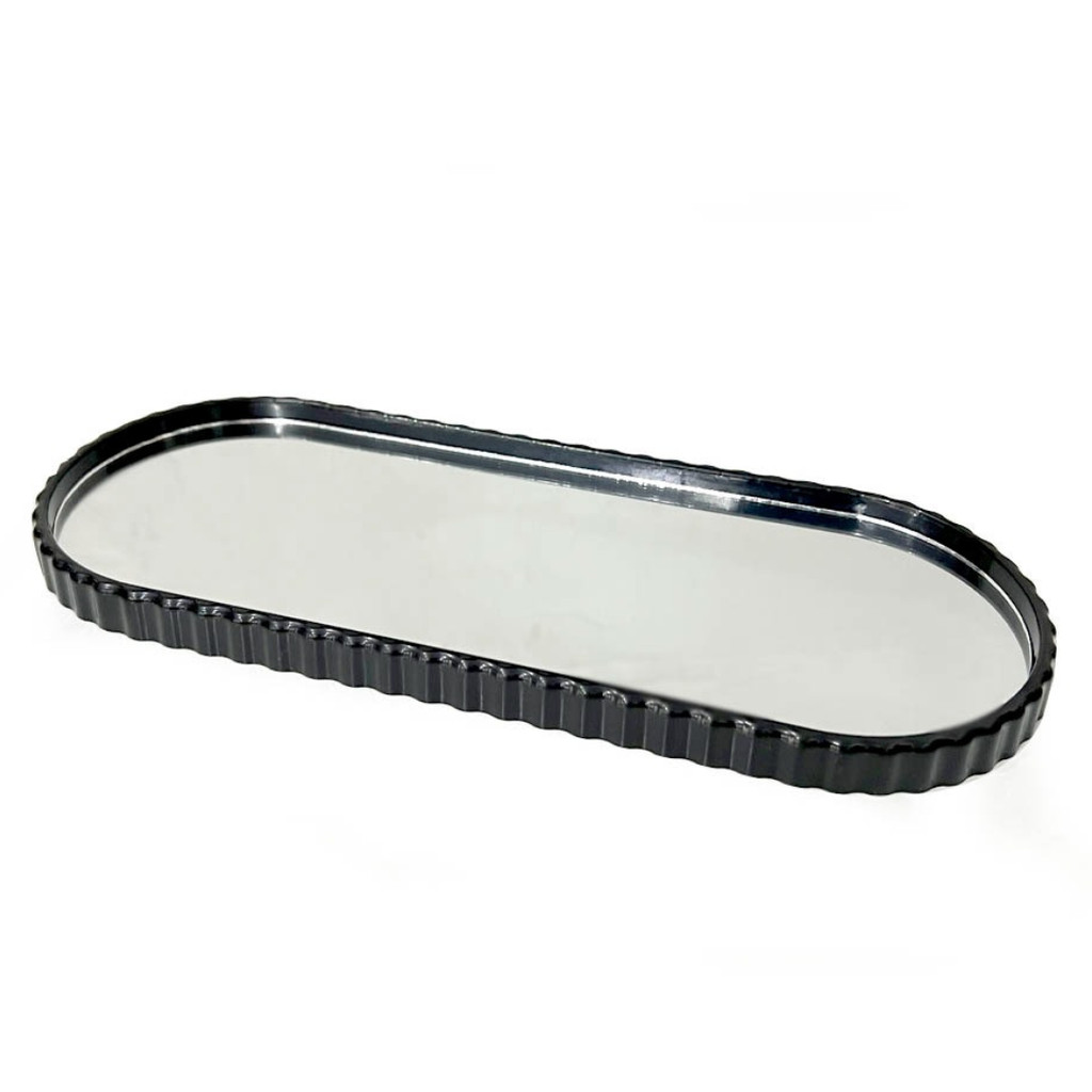 BANDEJA DE ACRILICO DOURADA OVAL FJ90261  cores