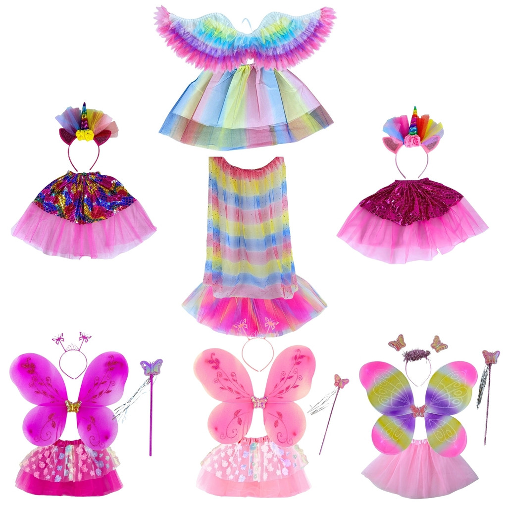 Fantasia Infantil De Fadas e Acessórios - Castela em Oferta na Shopee