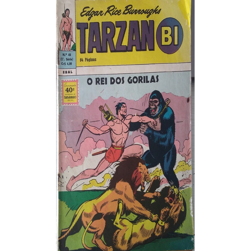 Hq Tarzan O Rei dos Gorilas de Edgar Rice Burroughs
