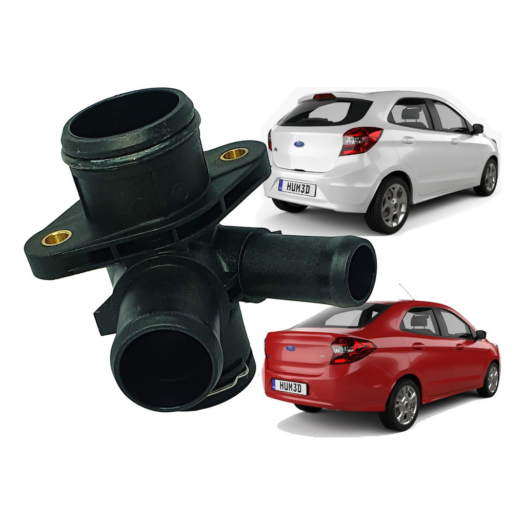 CONEXAO DE ENTRADA DA BOMBA D'AGUA KA FLEX MOTOR 1.0 ECOBOOST CAMBIO AUT. POWERSHIFT 2017 2018 2019