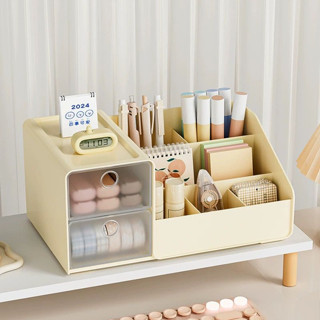 Organizador De Mesa Multiuso Com Gavetas Escritório Maquiagem Porta Treco em Oferta na Shopee