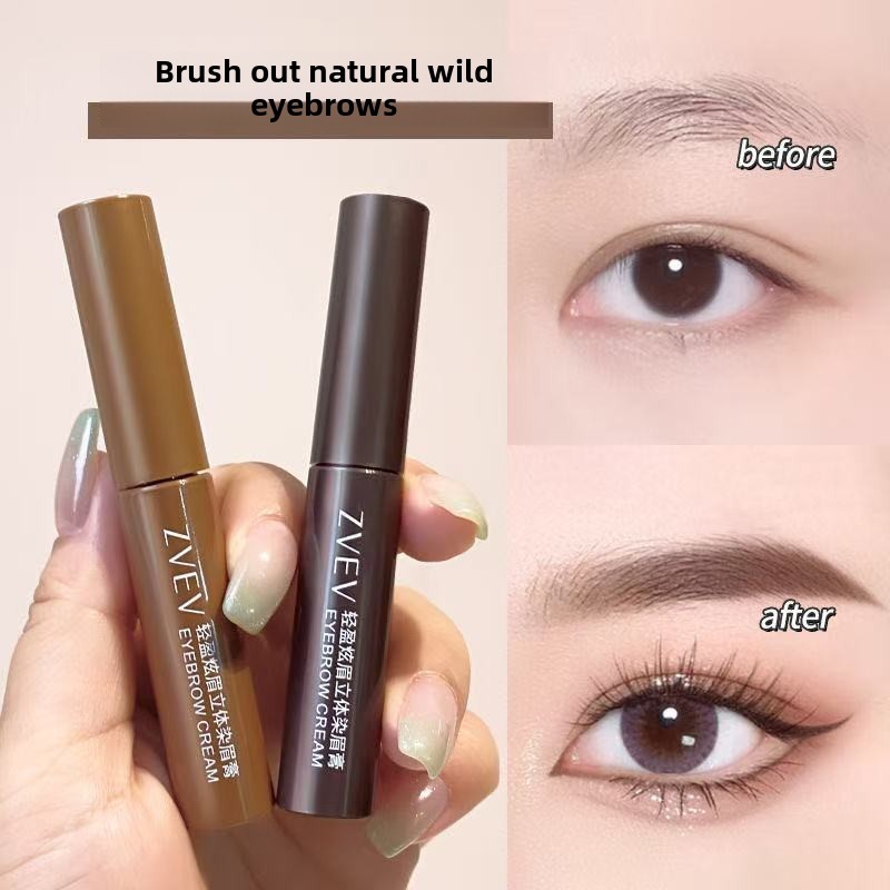 Rímel De Sobrancelha 3D Natural , À Prova D'água , De Longa Duração