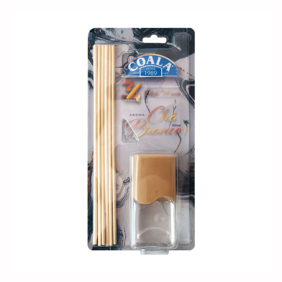 Difusor de aromas Chá Branco 100ml Coala em Oferta na Shopee