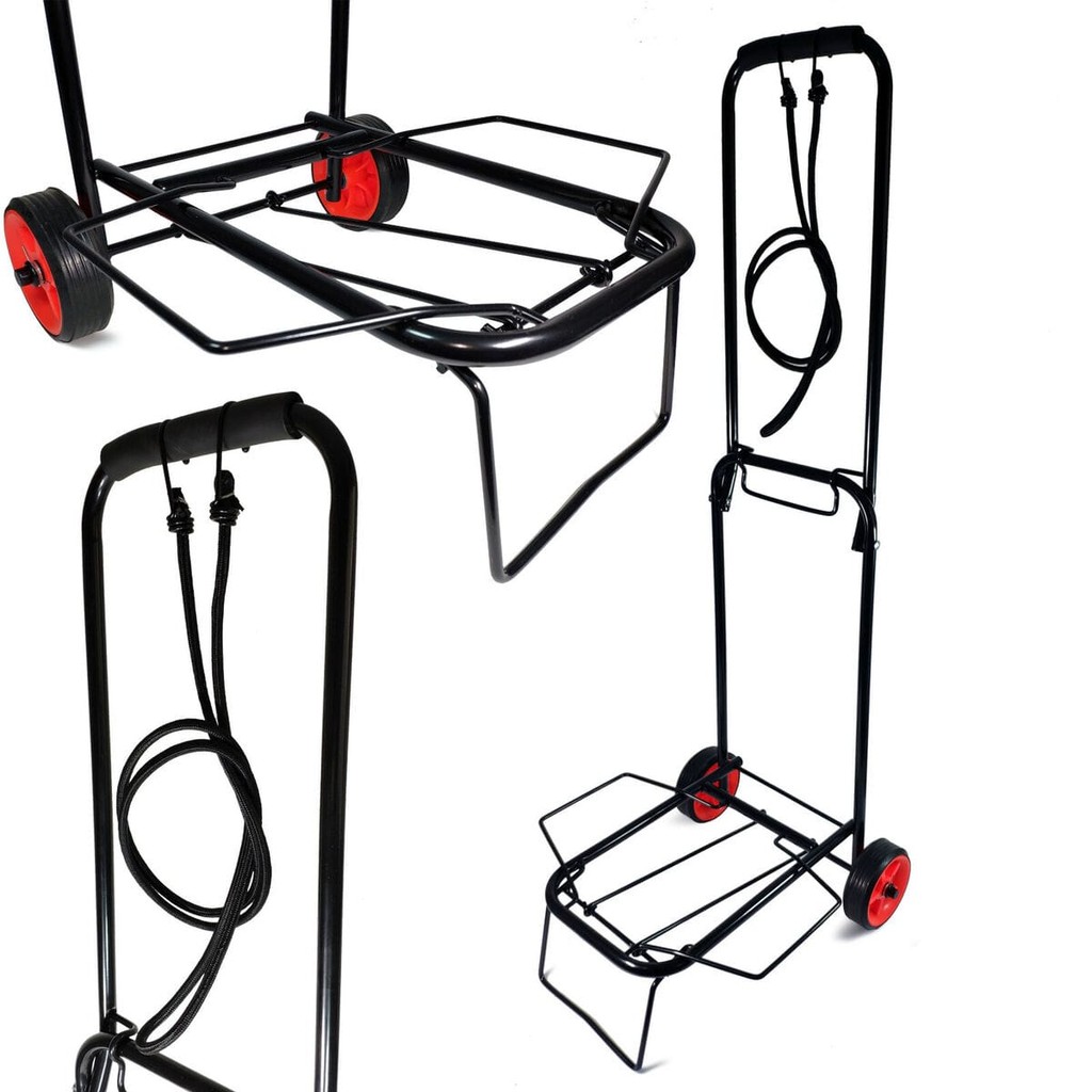 Carrinho De Carga Dobrável P/ Compras E Bagagens Dubai Utilidades