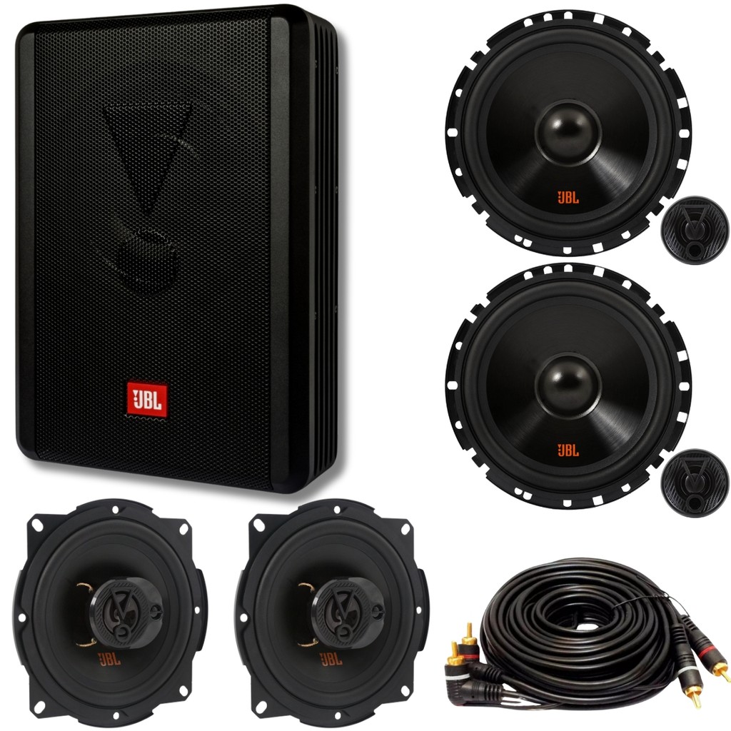 Subwoofer Jbl Sw8ams + Kit 2 Vias + Falante 5 Pol 110w E Rca em Oferta na Shopee