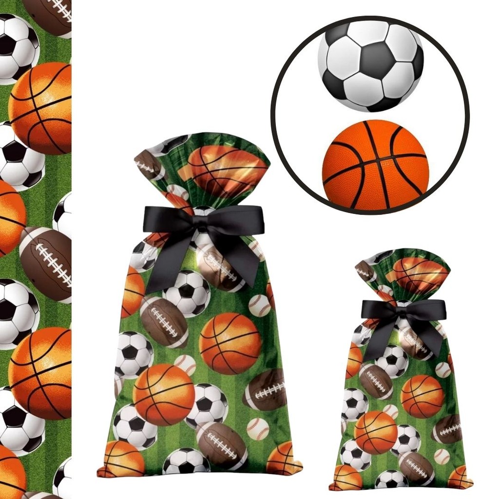 50 SACOLINHA  BOLAS SURPRESA  20x29 CROMUS