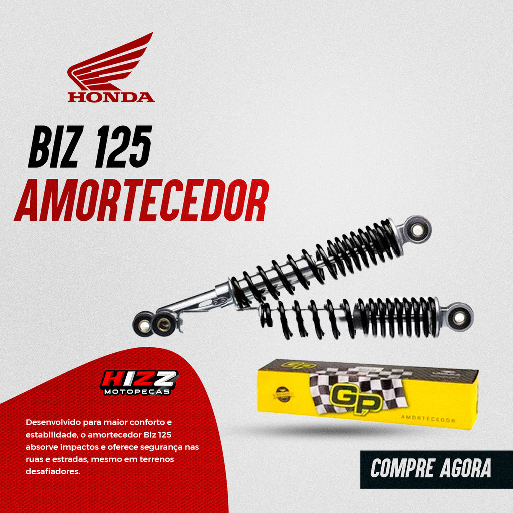 Amortecedor Gp7 (par) Biz 125 em Oferta na Shopee