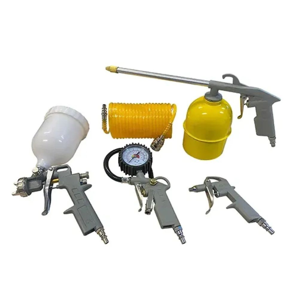 Kit De Pintura Para Compressor De Ar 5 Peças 8021 Titanium em Oferta na Shopee