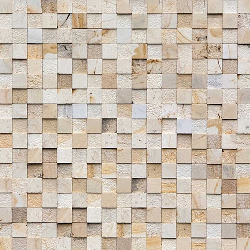 Papel de Parede Pastilha Canjiquinha - Auto Adesivo quarto sala Decorativo Pastilhado