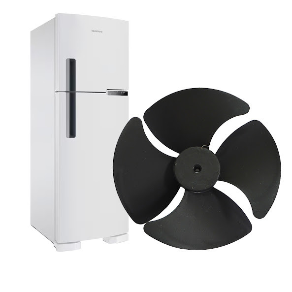 HÉLICE VENTILADOR EXTERNO GELADEIRA BRASTEMP CONSUL CRM33EB CRM34GB BRM33A BRM32A BRM38A W10545668