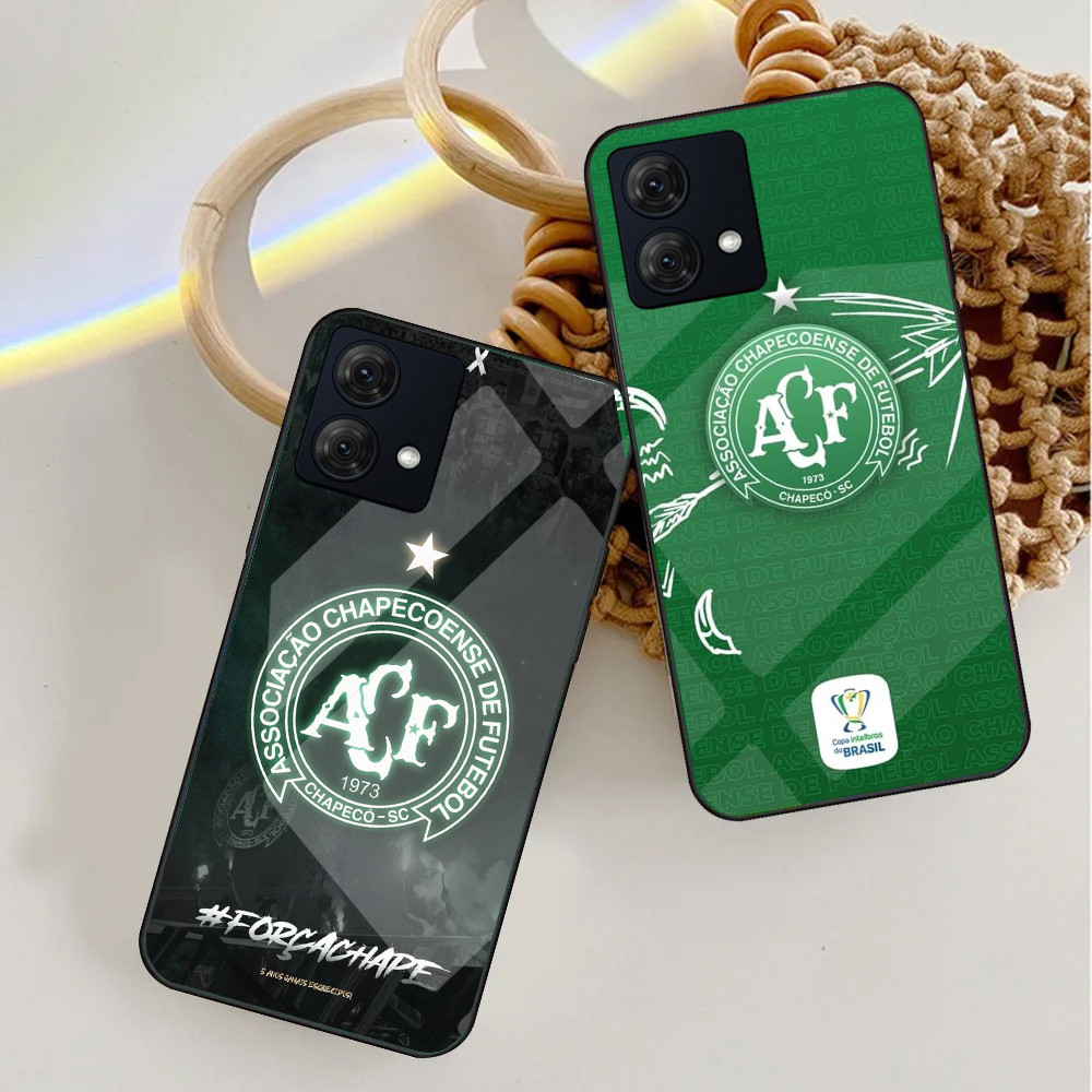 Associaco Chapecoense De Futebol 01 Capa De Telefone De Vidro Para Motorola Moto G75 G55 G35 G24 G34 G54 G84 G85 G34 Edg