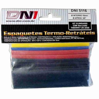 Espaguete Termo Retrátil 16mm - DNI 5116 em Oferta na Shopee