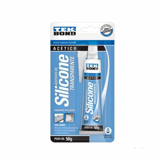 Adesivo Silicone Acético Transparente 50g TekBond em Oferta na Shopee