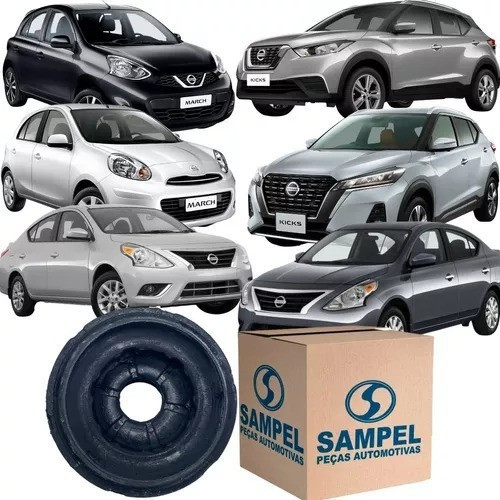 Coxim Amortecedor Dianteiro Sampel Versa March Kicks em Oferta na Shopee