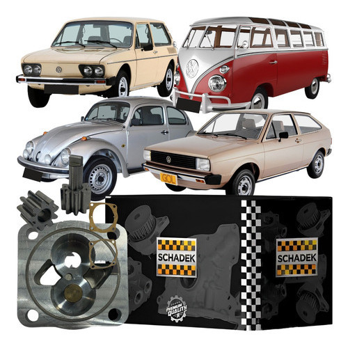 Bomba Óleo Motor Boxer Ar Fusca Kombi Brasilia Variant Gol Fusca