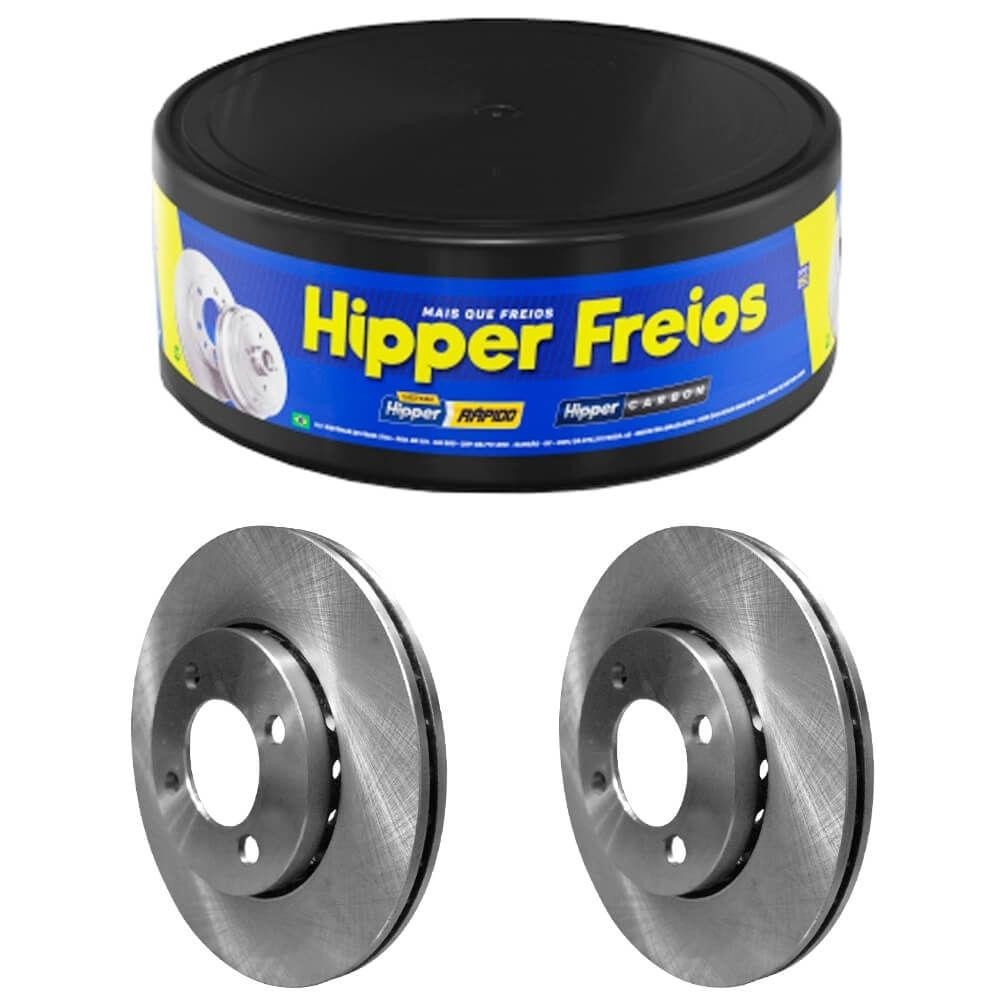 Par Disco Freio Monza 85 A 97 Dianteiro Ventilado Hipper em Oferta na Shopee