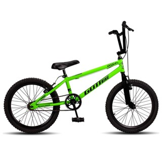 Bicicleta Infantil Aro 20 Bmx Freio V-Brake Verde e Preto Gottbike em Oferta na Shopee