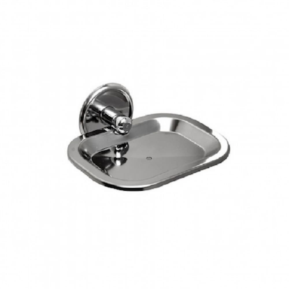 Saboneteira Chroma Cromada Steel em Oferta na Shopee