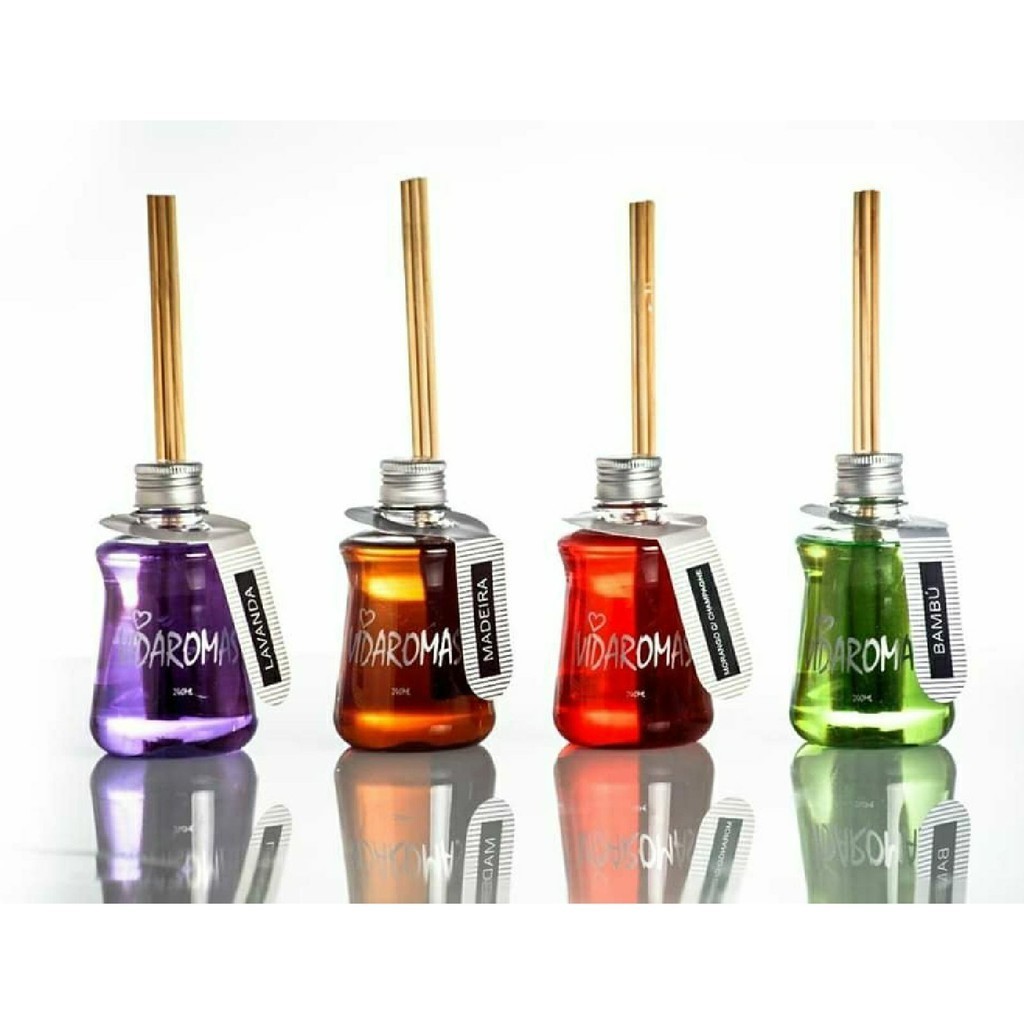 Aromatizador Difusor de Ambiente Vidaromas 240ml  caixa com 12 unidades em Oferta na Shopee