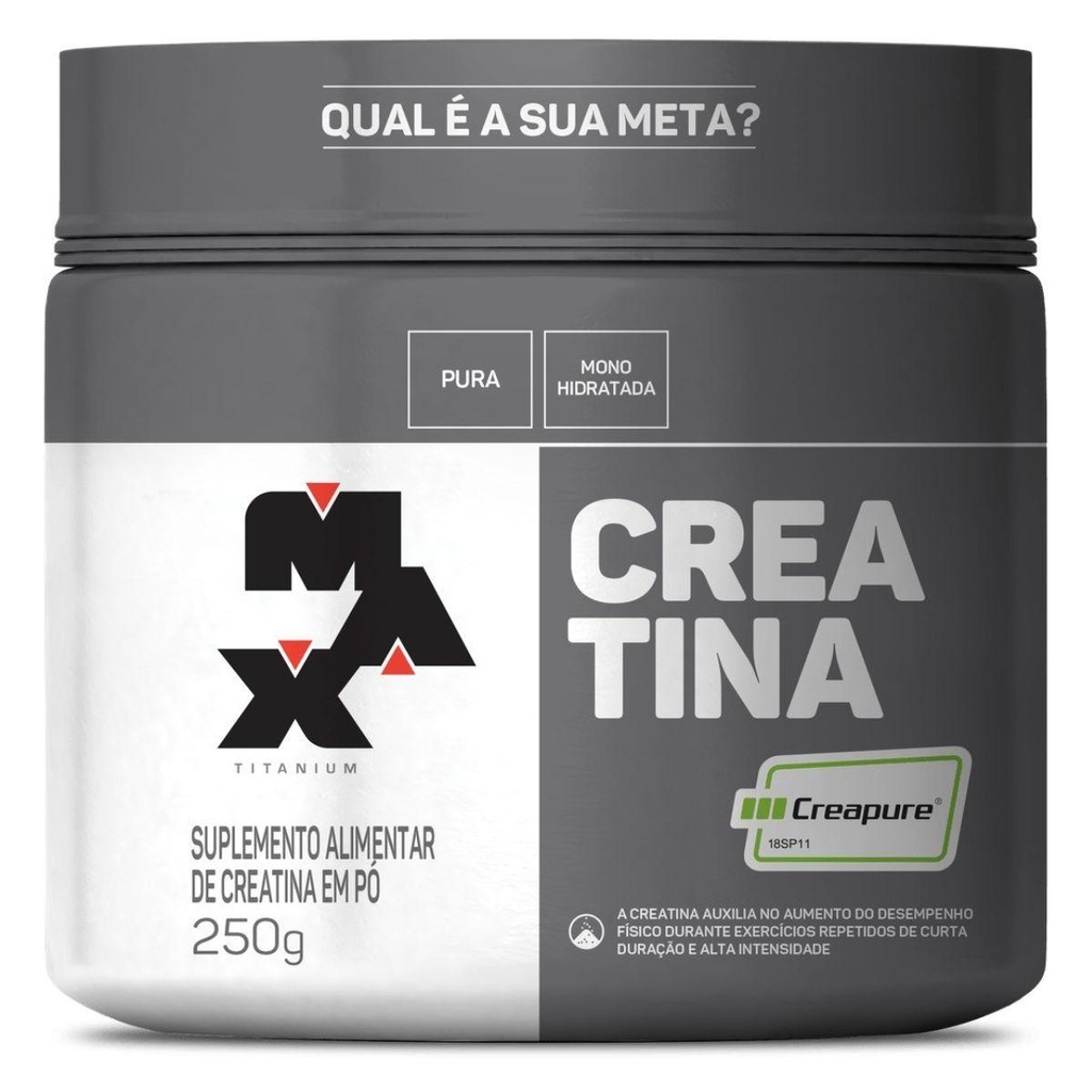 Creatina Selo Creapure Max Titanium by Muzy 250g Monohidratada