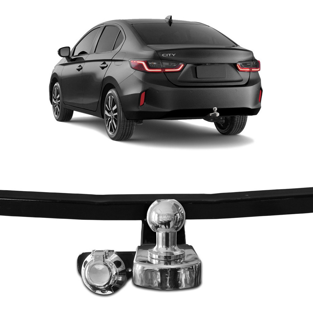 Engate Reboque Rabicho Honda City 2015 A 2024 Fixo 700kg