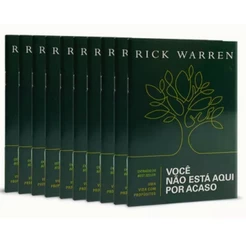 Kit 10 Livros | Você não está aqui por acaso | Evangelismo | Rick Warren