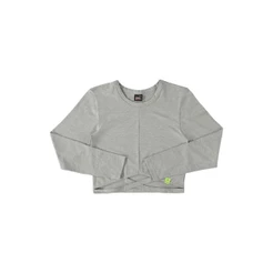 Blusa Cropped Básica em Cotton Juvenil Gloss