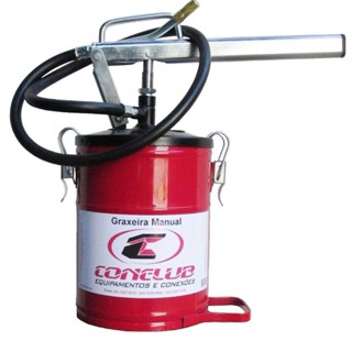 Bomba de Graxa Manual 4Kg Caminhão Tratores Industrias Oficinas 1 metro Mangueira - Conelub em Oferta na Shopee