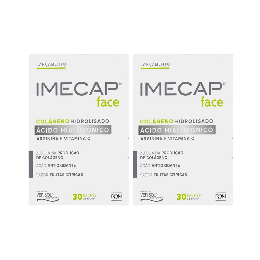 Kit C2 Suplemento Colágeno Imecap Face em Sachês - FQM