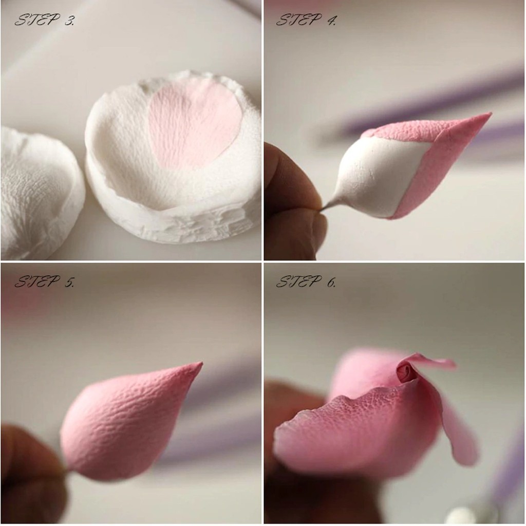 Molde de silicone Frisador Pétala de Rosas