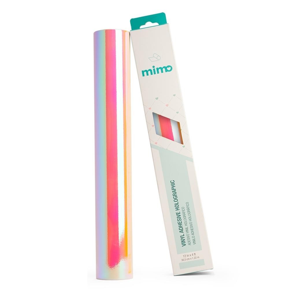 Adesivo Vinil Holográfico - Rosa Creme - Mimo - 30,5 cm x 1,22 m - 1 Unid em Oferta na Shopee