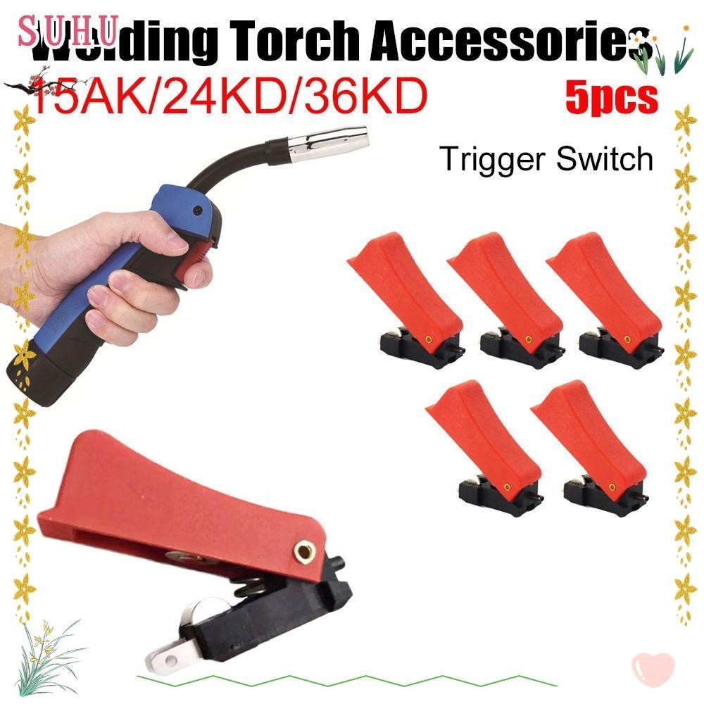 SUHU 5pcs Interruptor De Gatilho Suprimentos De Solda De Plástico MIG MAG Soldador Para 15AK/24KD/36KD em Oferta na Shopee