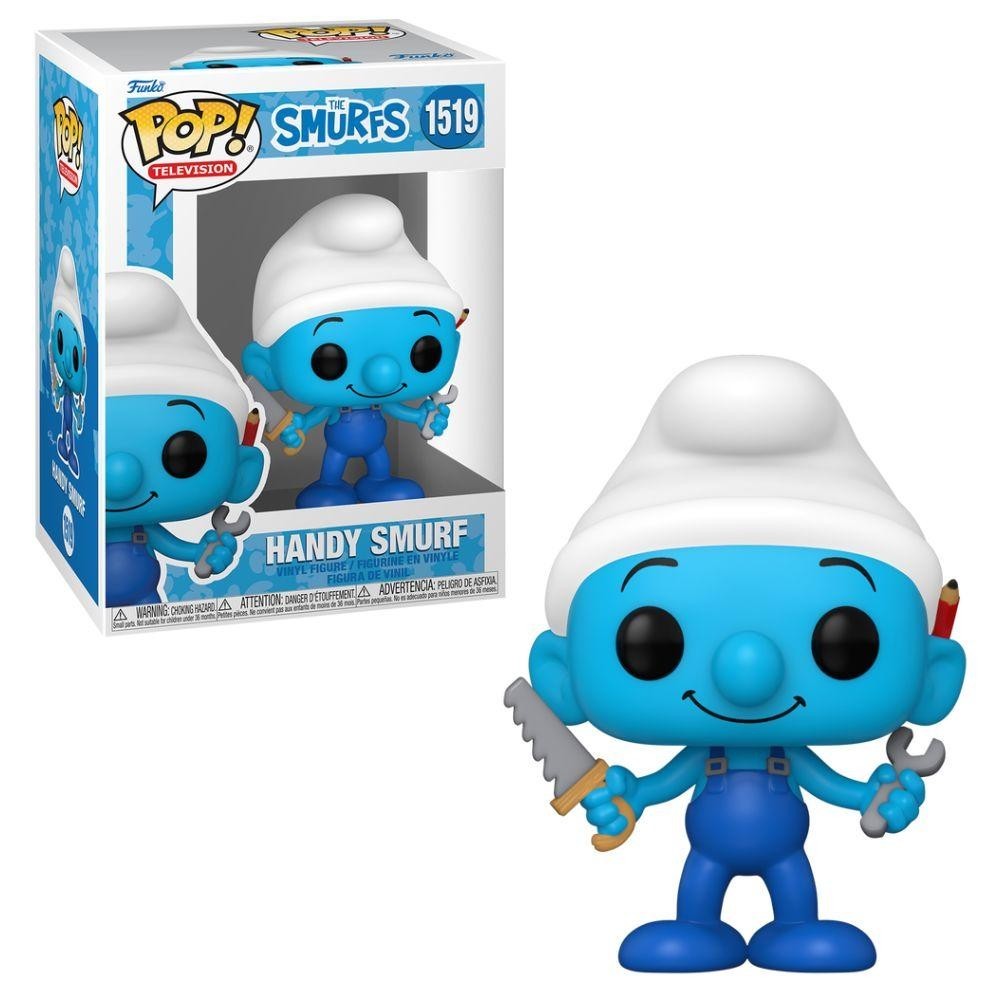 Boneco Funko Pop! Smurfs - Handy Smurf - Hobbies & Collections