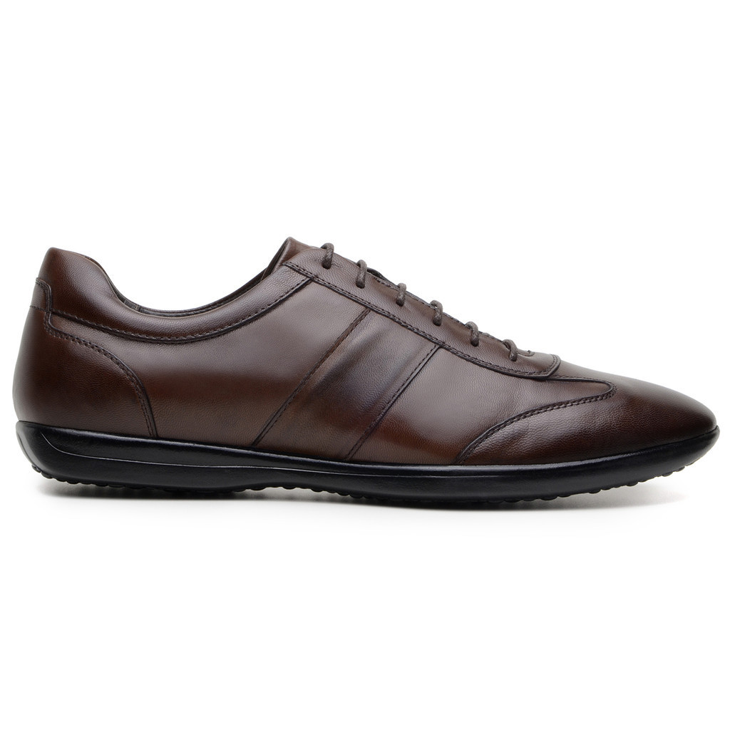 Sapatênis Masculino Viena Couro Pelica Mouro em Oferta na Shopee