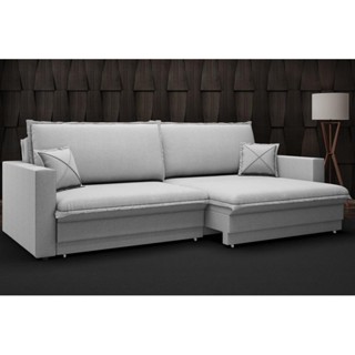 Sofá Tango 2,40m sem caixa, Retrátil e Reclinável Linho Soft Prata - NETSOFAS em Oferta na Shopee
