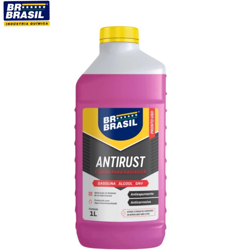 ANTIRUST PRONTO USO - FLUIDO PARA RADIADOR - ROSA - 1L