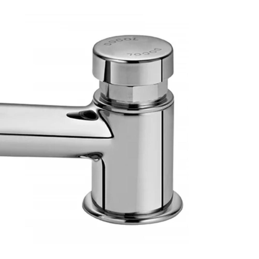 Torneira De Mesa Para Lavatório Automatica Temporizada Pressmatic Compact Cromada Docol em Oferta na Shopee