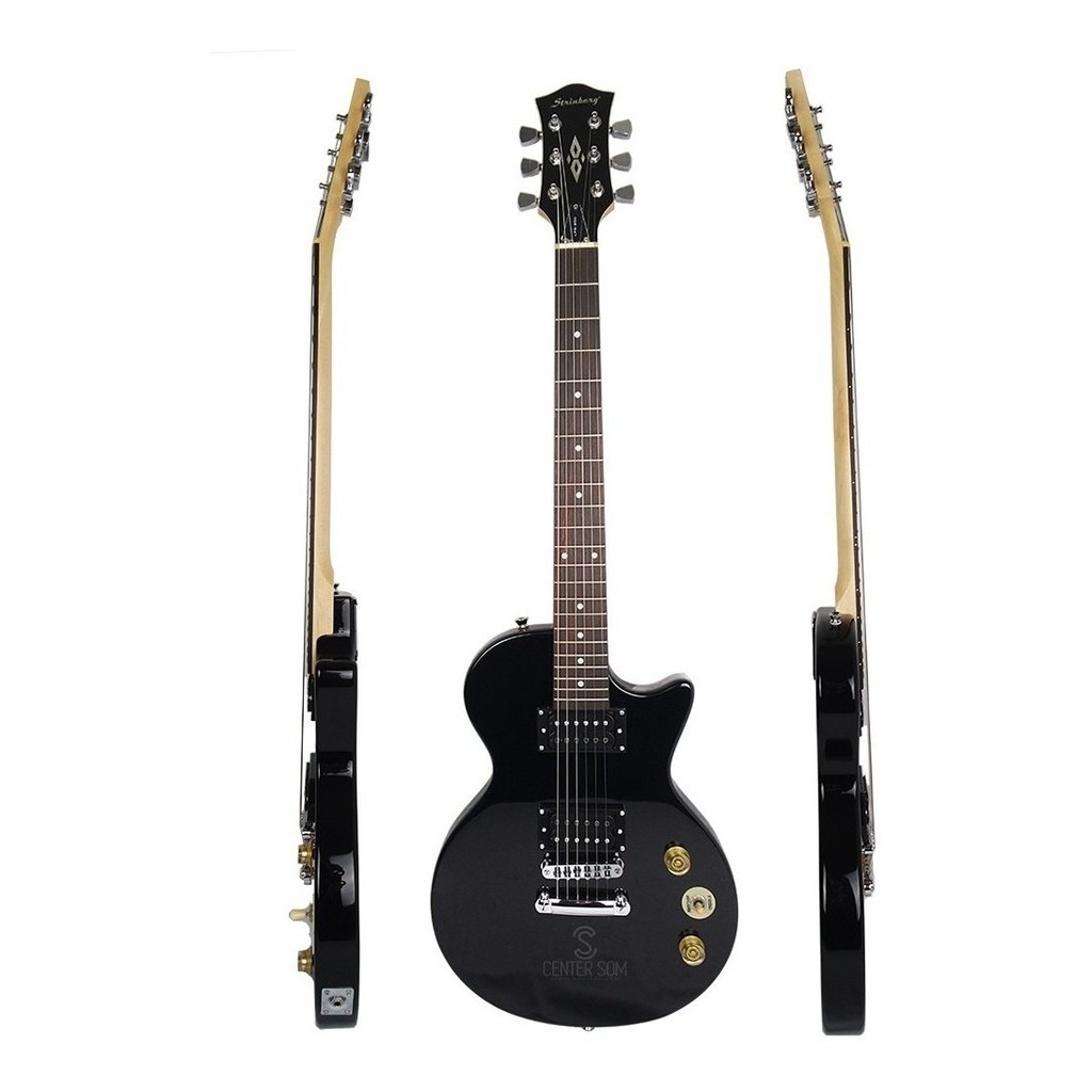Guitarra Les Paul Lps200 Strinberg Preta + Cabo P10