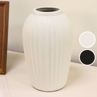 Vaso Canelado Em Cerâmica Grande em Oferta na Shopee