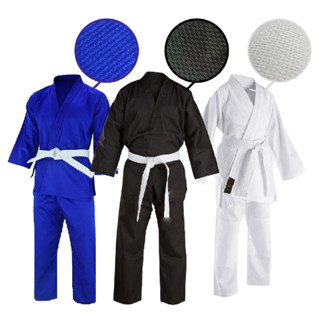 Kimono Jiu jitsu Infantil Trançado Leve Liso + Faixa Pano em Oferta na Shopee
