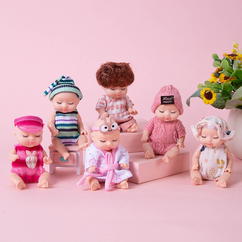 11cm Boneca Bebe Silicone Reborn Simulação do Sono Renascimento da Boneca Renascida Infantis Brinquedos de Menina em Oferta na Shopee