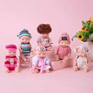 11cm Boneca Bebe Silicone Reborn Simulação do Sono Renascimento da Boneca Renascida Infantis Brinquedos de Menina em Oferta na Shopee