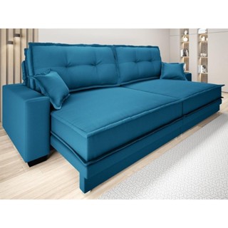 Sofá Palermo 2,40m Retrátil e Reclinável Velosuede Royal - NETSOFAS em Oferta na Shopee